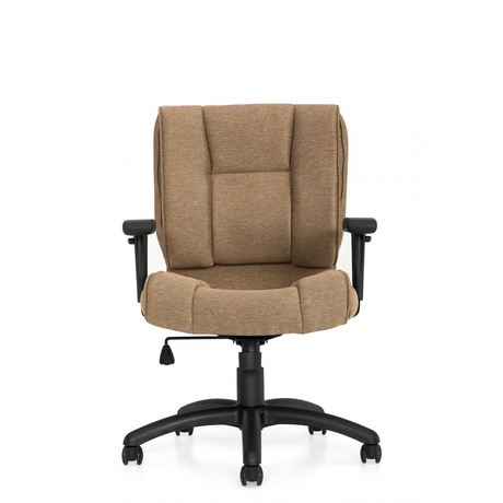 Photo de ashmont-fauteuil-de-direction-basculant-a-dossier-moyen image de galerie 3. Gallery 4. Tous les détails chez Oburo, expert en mobilier de bureau pour la clinique ou la salle de classe à Montréal.