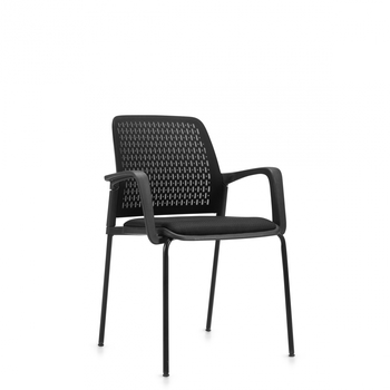 Photo of sparrow-stacking-guest-chair gallery image 3. Gallery 2. Details at Oburo, your expert in office, medical clinic and classroom furniture in Montreal.