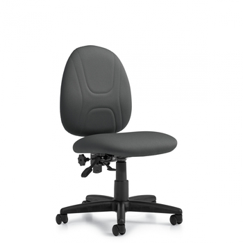 Photo de beta-fauteuil-fonctionnel-sans-accoudoirs-a-dossier-posture-haut image de galerie 2. Gallery 2. Tous les détails chez Oburo, expert en mobilier de bureau pour la clinique ou la salle de classe à Montréal.