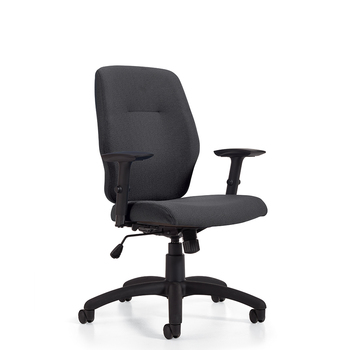 Photo de marlee-fauteuil-a-basculement-synchronise-a-dossier-moyen image de galerie 3. Gallery 10. Tous les détails chez Oburo, expert en mobilier de bureau pour la clinique ou la salle de classe à Montréal.