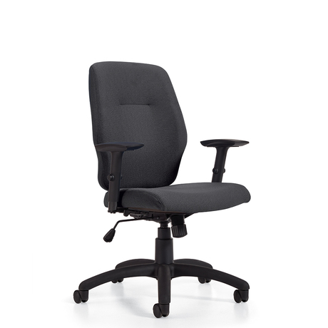 Photo de marlee-fauteuil-a-basculement-synchronise-a-dossier-moyen image de galerie 3. Gallery 10. Tous les détails chez Oburo, expert en mobilier de bureau pour la clinique ou la salle de classe à Montréal.