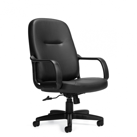 Photo of annapolis-high-back-luxhide-tilter gallery image 2. Gallery 2. Details at Oburo, your expert in office, medical clinic and classroom furniture in Montreal.