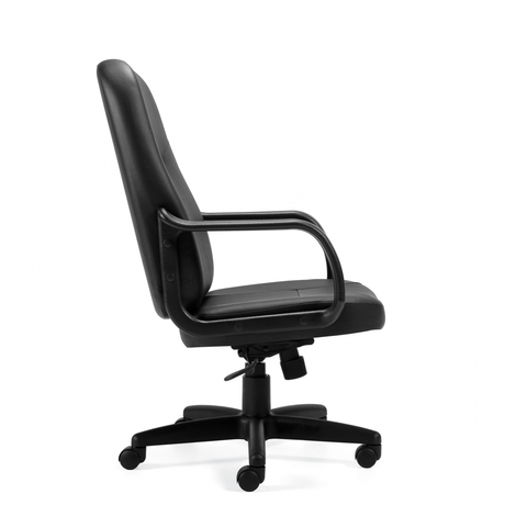 Photo of annapolis-high-back-luxhide-tilter gallery image 1. Gallery 3. Details at Oburo, your expert in office, medical clinic and classroom furniture in Montreal.