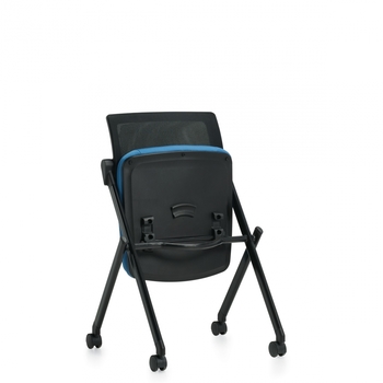 Photo of gennex-armless-nesting-guest-chair-on-casters gallery image 6. Gallery 3. Details at Oburo, your expert in office, medical clinic and classroom furniture in Montreal.