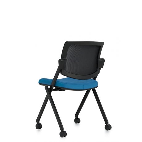 Photo of gennex-armless-nesting-guest-chair-on-casters gallery image 4. Gallery 5. Details at Oburo, your expert in office, medical clinic and classroom furniture in Montreal.