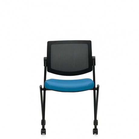 Photo of gennex-armless-nesting-guest-chair-on-casters gallery image 8. Gallery 1. Details at Oburo, your expert in office, medical clinic and classroom furniture in Montreal.