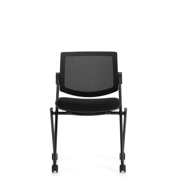 Photo of gennex-armless-nesting-guest-chair-on-casters gallery image 3. Gallery 6. Details at Oburo, your expert in office, medical clinic and classroom furniture in Montreal.