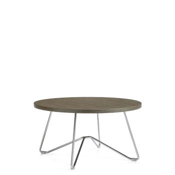 Photo of soda-30-round-table gallery image 1. Gallery 2. Details at Oburo, your expert in office, medical clinic and classroom furniture in Montreal.