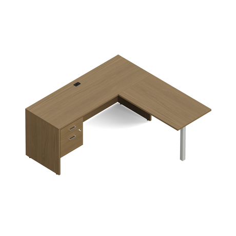 Photo of newland-l-shaped-desk-66-w-x-66-d gallery image 1. Gallery 1. Details at Oburo, your expert in office, medical clinic and classroom furniture in Montreal.