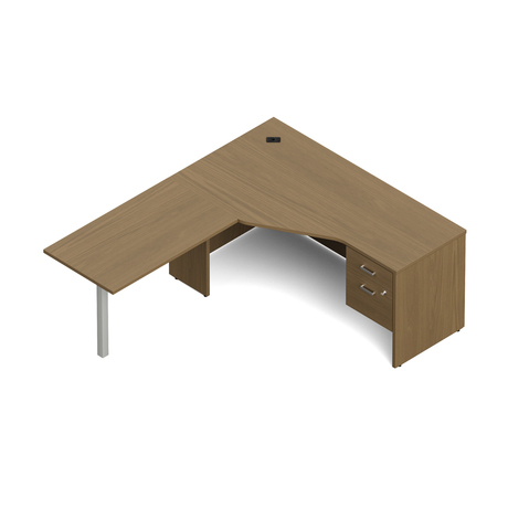 Photo of newland-l-shaped-desk-78-w-x-66-d gallery image 1. Gallery 1. Details at Oburo, your expert in office, medical clinic and classroom furniture in Montreal.