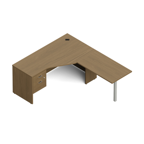 Photo de newland-bureau-en-l-de-66-po-l-x-78-po-p image de galerie 1. Gallery 1. Tous les détails chez Oburo, expert en mobilier de bureau pour la clinique ou la salle de classe à Montréal.