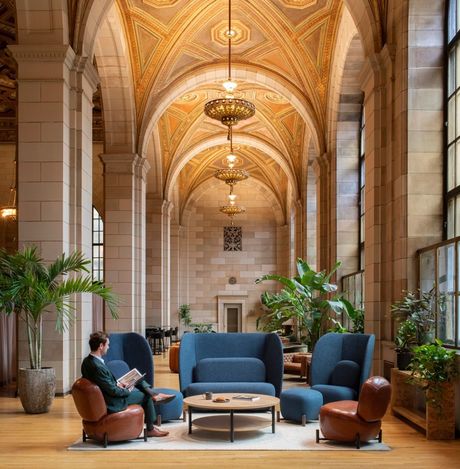 Photo of opal-lounge-chair-and-ottoman gallery image 8. Opal - Lounge chair and Ottoman Image 1. Details at Oburo, your expert in office, medical clinic and classroom furniture in Montreal.